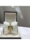 Women's Elegant Wristwatch- Square Dial, Rhinestone Bracelet, Stylish Model, Boxed - 5