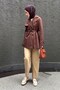 Mora Short Trench Coat Brown - 6