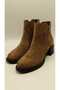حذاء نسائي من Berta Mustard Suede – كعب 6 سم – نعل ثيرمولايتي - 7