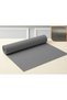 48 cm X 5 Meters - Anthracite Faux Leather, Fabric Patterned, Anti-Slip Carpet for Drawer, Shelf Cover - 2