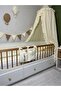 Crib Organizer Muslin Cotton Fabric Fiber Filled - 6