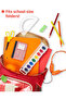 Fox Patterned Children's Oversized Backpack - 4