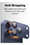Square Lens Protector for iPhone 17 Pro/Pro Max – Deep Blue Premium - 3