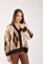 سترة نسائية فاخرة منقوشة بنمط عرقي قصة فضفاضة - 6