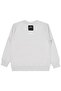 Civil Boy's Labelled Sweatshirt - Micro Garnished Sweatshirt |   School Nursery and Daily Use - Gray - 2