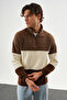Men's Regular Fit Half Zip Three Piece Fleece Sweatshirt - 5
