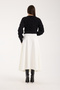 Long Suede Skirt - 90 cm Full Length Flawed Suede Skirt - 8