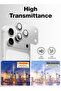 Square Lens Protector for iPhone 17 Pro/Pro Max – Silver, Scratch & Drop Safe - 6