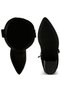 Women Embroidery Detail Cowboy Boots in black - 4