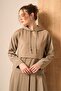 Women's Comfortable Fit Scuba Spandex Suit Beige 31259 - 2