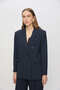 SS6100 Double-Breasted Striped Jacket - 2