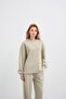 Haki̇ Women's O Oversized Pique Textured Wide-Leg Top and Bottom Set - 4