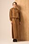 Women's Suede Suit Tan 31238