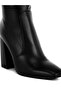 Women Slouchy Calf Boots in Black - 5