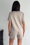 Women's Shorts Set Modal Fabric Shorts Set Rabbit Embroidered - 2