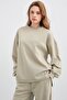 Haki̇ Women's O Oversized Pique Textured Wide-Leg Top and Bottom Set - 6