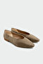 Joset Mink Leather Women's Blunt Toe Flat Women's Ballerinas - 2
