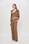 Ss6111 Cotton Trousers with Elastic Waist and Pocket Detail