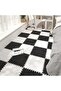 10 Pcs Interlocking Bedroom Bedside Washed Stitching Floor Carpet 30*30cm