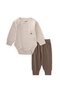 Zıbın Suit 0-3 Years Old A. Beige - 3