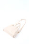 Crinkle Textured Cream Shk205 Faux Leather Zippered Single Compartment Adjustable Strap Hand, Arm and Shoulder Bag - 7