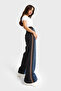 Women's Dark Denim Color 2W5-5 Straight Fit Loose Fit Design Denim Jean - 5
