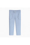 Women's Gray Polka Dot Fleece Pocketed Winter Thick Quality Pajama Bottoms - 2