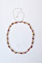 Certified Natural Stone P. Tourmaline-Citrine Natural Cut Macrame Necklace Odt011 - 2