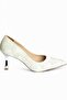 V820151604 Beige Fabric Thin Heeled Women's Evening Dress Shoes - 6