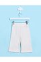 Infant Girls Ivory Floral Embroidered Wide Leg Jogger - 4