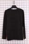 Women's Plus Size Crew Neck Long Sleeve Modal Basic Mother Combed Cotton Blouse - 3