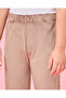Girls Brown Velour Pants - 4