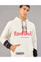 Men Ivory Red Bull Hooded Sweatshirt - 4