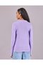 Senior Girls Lilac Round Neck Sweater - 3