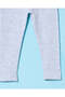 Infant Girls Grey Butterfly Trim Leggings - 4