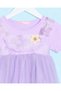 Infant Girls Purple Embellished Dress - 2