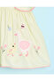 Infant Girls Yellow Printed Dress - 3