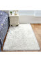 Modern Fluffy Long Pile Area Rug Non-Slip, Super Soft Decor Contemporary Carpet 200*200 Cm - 4