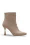 Women's Heeled Suede Boots 9.5 cm Thin Heel Elegant Stylish Modern Design Classic Style Daily Use - 5