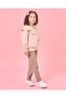Girls Brown Velour Pants - 2