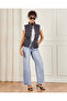 Women Black Sleeveless Puffer Jacket - 2