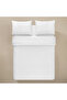 100% Cotton 200 Tc Duvet Cover Set 240X220 cm White - Vera Series - 2