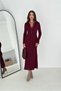 Maxi Boy Half Placket Button Detailed Knitwear Dress Aw25El0022 - 7