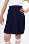 Girl's Regular Fit Pleated School Skirt - 2