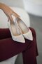 Morley women's high heel evening shoes gold - 5