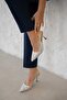 Marcelo Women's Satin Stone Evening Dress Shoes Silver - 4