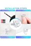 Shelf Support Pegs, 20 Pcs, 5mm, Clear - 4