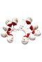 5 in 1 Christmas tree 150 cm, golden and red ball, star and string light - 5