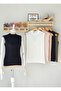 2 Pack Short Fishing Collar Combed Cotton Thin Soft Textured Lining / Underwear - 8