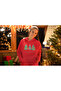 New Year Printed Women's Sweatshirt, Christmas Themed